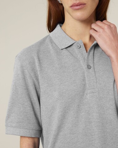 Prepster 2.0 - Das Unisex-Polo - Heather Grey - XL bedrucken, Art.-Nr. STPU222C2501X Prepster 2.0 - Das Unisex-Polo - Heather Grey - XL bedrucken, Art.-Nr. STPU222C2501X