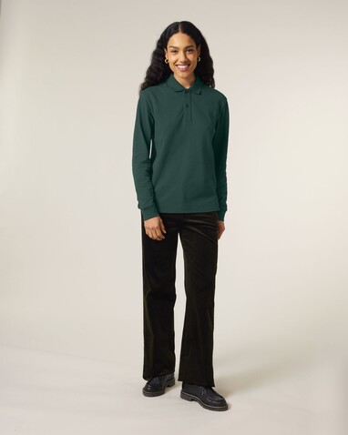 Prepster 2.0 Long Sleeve - Das Langarm-Unisex-Polo - Glazed Green - XL bedrucken, Art.-Nr. STPU223C0361X Prepster 2.0 Long Sleeve - Das Langarm-Unisex-Polo - Glazed Green - XL bedrucken, Art.-Nr. STPU223C0361X