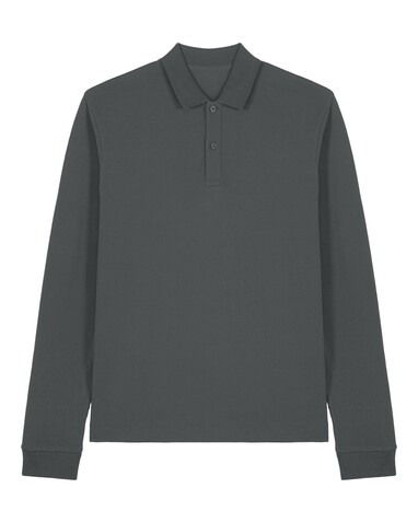 Prepster 2.0 Long Sleeve - Anthracite - L bedrucken, Art.-Nr. STPU223C2531L