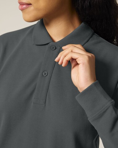 Prepster 2.0 Long Sleeve - Anthracite - L bedrucken, Art.-Nr. STPU223C2531L