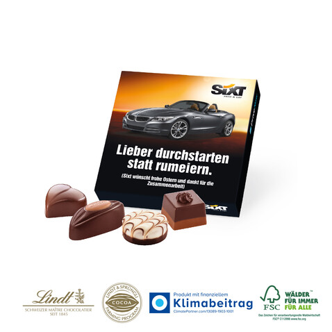 Lindt Pralinés Kleine Kostbarkeiten bedrucken, Art.-Nr. 91003