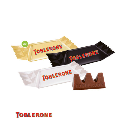 TOBLERONE Minis in Präsentbox Dreieck bedrucken, Art.-Nr. 91085