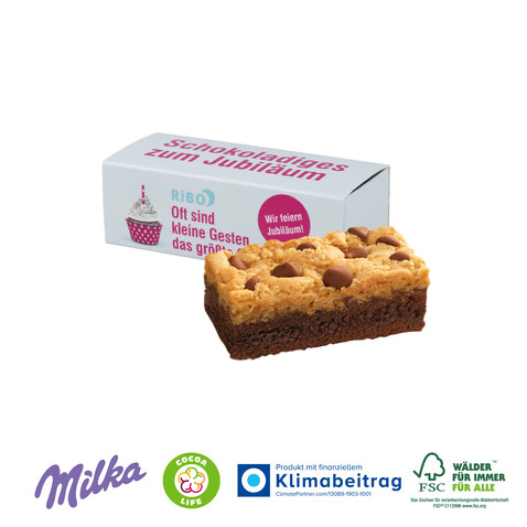 Milka Mini Schoko-Kuchen Choco Brookie bedrucken, Art.-Nr. 91158