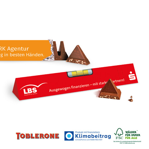 TOBLERONE Riegel, 100 g bedrucken, Art.-Nr. 91258