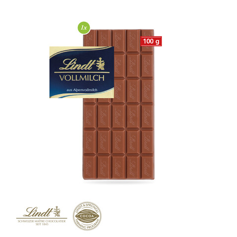 Premium Schokolade von Lindt, 100 g, EXPRESS bedrucken, Art.-Nr. 91270-Express