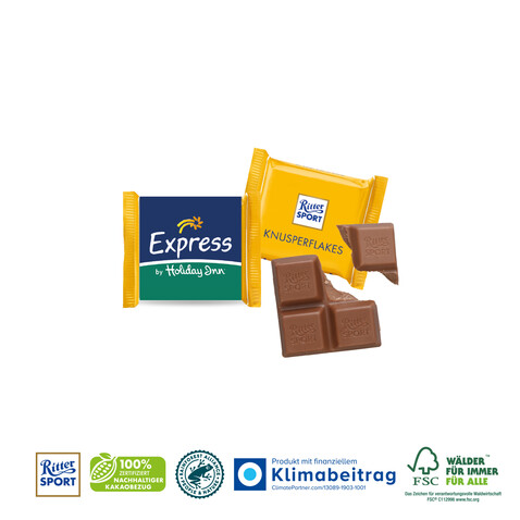 Ritter SPORT Mini mit Werbebanderole bedrucken, Art.-Nr. 91291