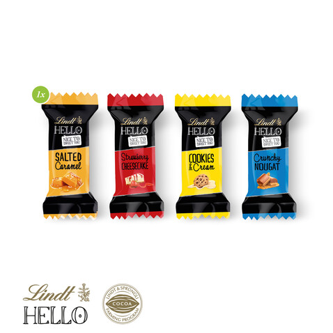 Lindt HELLO im Werbeschuber bedrucken, Art.-Nr. 91295