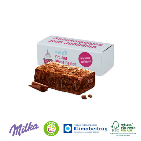 Milka Mini Schoko-Kuchen Choco Brownie bedrucken, Art.-Nr. 91418