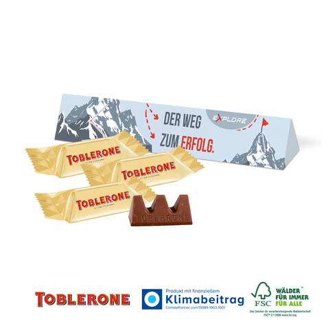 TOBLERONE Mini, 3er, Milch bedrucken, Art.-Nr. 91544