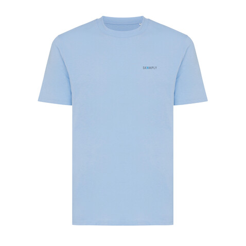 Iqoniq Sierra Lightweight T-Shirt aus recycelter Baumwolle sky blue bedrucken, Art.-Nr. T9104.022.XXXL