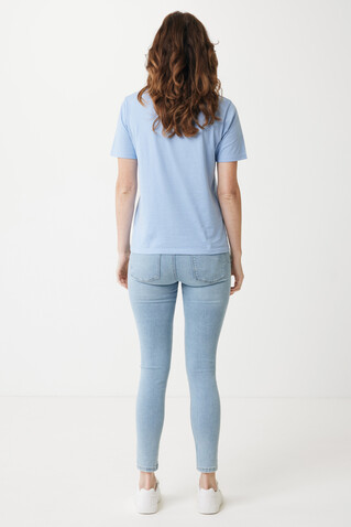 Iqoniq Sierra Lightweight T-Shirt aus recycelter Baumwolle sky blue bedrucken, Art.-Nr. T9104.022.S