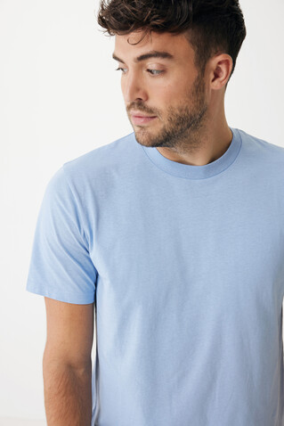 Iqoniq Sierra Lightweight T-Shirt aus recycelter Baumwolle sky blue bedrucken, Art.-Nr. T9104.022.XL