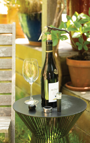 Vino 3-tlg. Sommelier Set silber bedrucken, Art.-Nr. P911.072