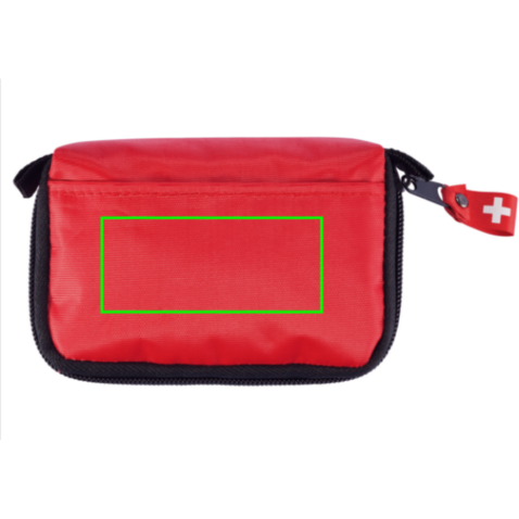 Erste Hilfe Set in Tasche rot bedrucken, Art.-Nr. P265.310