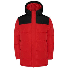 Tallin Steppjacke Unisex, rot, schwarz bedrucken, Art.-Nr. R50758K1