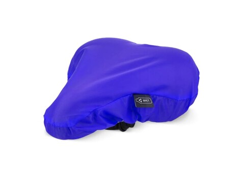 Fahrrad Sattelbezug aus R-PET-Material - Blau bedrucken, Art.-Nr. LT90428-N0011