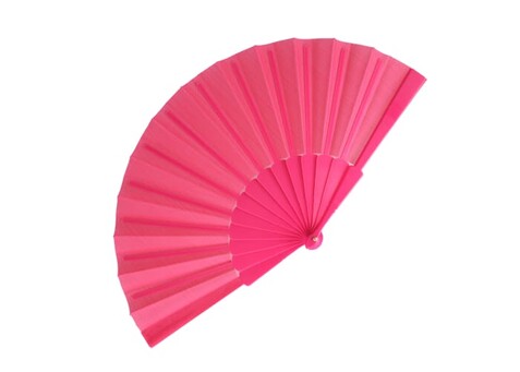 Fächer aus Kunststoff - Rosa bedrucken, Art.-Nr. LT90522-N0076