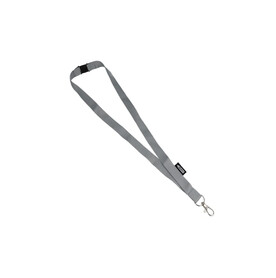 R-PET-Lanyard - Grau bedrucken, Art.-Nr. LT90887-N0061