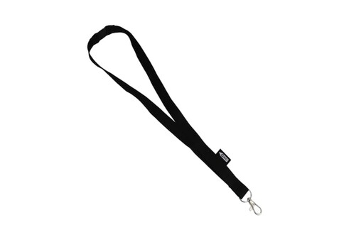 R-PET-Lanyard - Schwarz bedrucken, Art.-Nr. LT90887-N0002