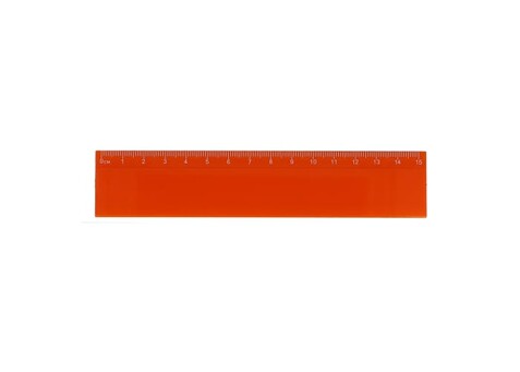 Lineal 15cm - Orange bedrucken, Art.-Nr. LT91920-N0026
