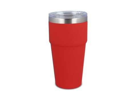 T-Ceramic Softtouch Becher 500 ml - Rot bedrucken, Art.-Nr. LT98729-N0021