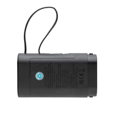 CycleCell 10.000mah Powerbank mit herausnehmbarer Batterie schwarz bedrucken, Art.-Nr. P322.5401