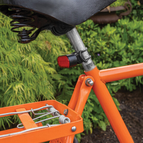 Lumino USB Fahrradlicht-Set aus RCS recyceltem Kunststoff schwarz bedrucken, Art.-Nr. P513.8401