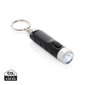 Globix USB Schlüsselanhänger-Taschenlampe aus RCS rABS schwarz bedrucken, Art.-Nr. P514.0201 Globix USB Schlüsselanhänger-Taschenlampe aus RCS rABS schwarz bedrucken, Art.-Nr. P514.0201