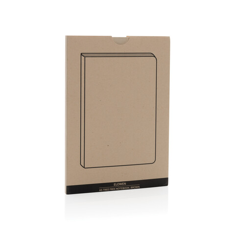 Elowen A5 Tree-Free-Notizbuch braun bedrucken, Art.-Nr. P774.6209