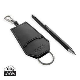 Swiss Peak Tula RCS Set aus Key-Organizer &amp;amp; Stifte schwarz bedrucken, Art.-Nr. P820.9701
