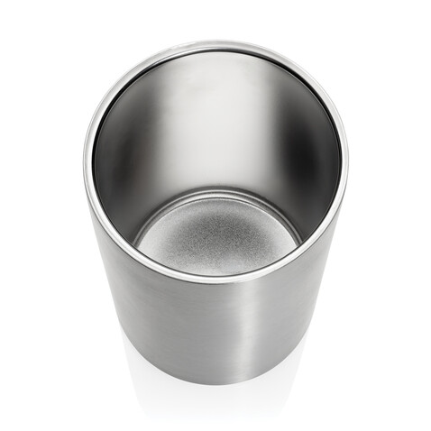 Vino Weinkühler aus RCS-zertifiziert recyc. Stainless-Steel silber bedrucken, Art.-Nr. P915.0202