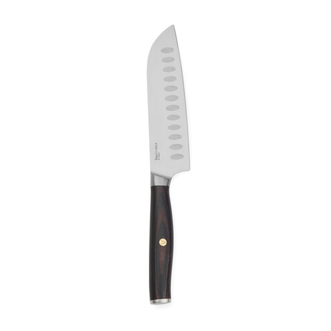 VINGA Tara Santoku-Messer aus Stahl Stahl, schwarz bedrucken, Art.-Nr. V2613209