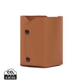 VINGA Timo Stifthalter aus RCS recyceltem rPET braun bedrucken, Art.-Nr. V3000009