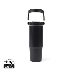 VINGA Eos Trek 880ml Flasche aus RCS rec. Stainless-Steel schwarz, schwarz bedrucken, Art.-Nr. V4320301 VINGA Eos Trek 880ml Flasche aus RCS rec. Stainless-Steel schwarz, schwarz bedrucken, Art.-Nr. V4320301