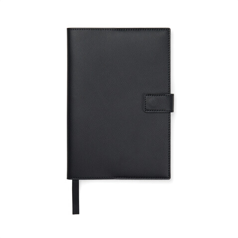 VINGA Timo Notizbuch aus RCS recyceltem rPET schwarz bedrucken, Art.-Nr. V7730001 VINGA Timo Notizbuch aus RCS recyceltem rPET schwarz bedrucken, Art.-Nr. V7730001
