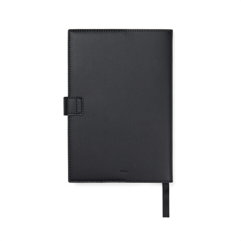 VINGA Timo Notizbuch aus RCS recyceltem rPET schwarz bedrucken, Art.-Nr. V7730001 VINGA Timo Notizbuch aus RCS recyceltem rPET schwarz bedrucken, Art.-Nr. V7730001