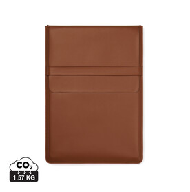 VINGA Timo 16&amp;quot; Laptop-Sleeve aus RCS recyceltem rPET braun bedrucken, Art.-Nr. V7880609