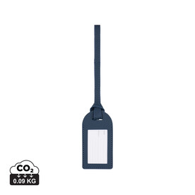 VINGA Baltimore Gepäckanhänger aus RCS recyceltem Polyester navy blau bedrucken, Art.-Nr. V8200225 VINGA Baltimore Gepäckanhänger aus RCS recyceltem Polyester navy blau bedrucken, Art.-Nr. V8200225