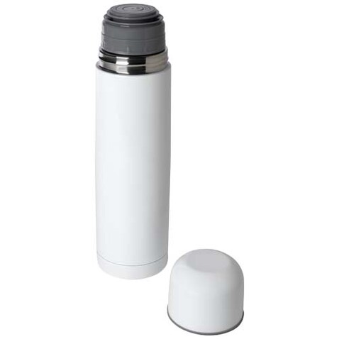 Sullivan 750 ml RCS-zertifizierte Vakuum Isolierflasche aus recyceltem Edelstahl, weiss bedrucken, Art.-Nr. 10079701