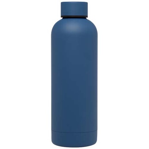 Spring 500 ml RCS-zertifizierte Kupfer-Vakuum Isolierflasche aus recyceltem Edelstahl, Ozeanblau bedrucken, Art.-Nr. 10079851