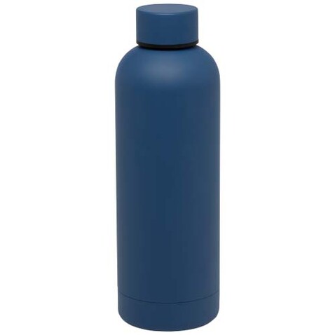 Spring 500 ml RCS-zertifizierte Kupfer-Vakuum Isolierflasche aus recyceltem Edelstahl, Ozeanblau bedrucken, Art.-Nr. 10079851