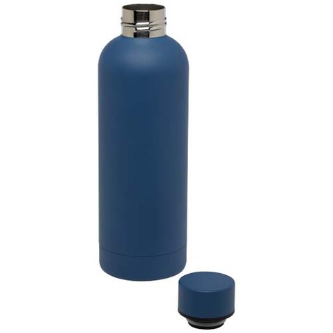 Spring 500 ml RCS-zertifizierte Kupfer-Vakuum Isolierflasche aus recyceltem Edelstahl, Ozeanblau bedrucken, Art.-Nr. 10079851