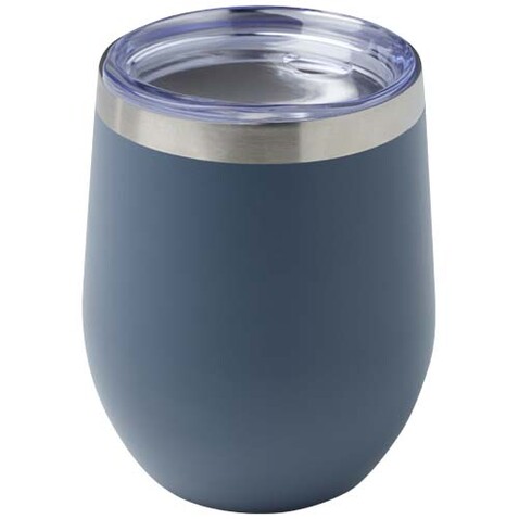 Corzo 350 ml RCS-zertifizierter Kupfer-Vakuum Isolierbecher aus recyceltem Edelstahl, Hale Blue bedrucken, Art.-Nr. 10079950