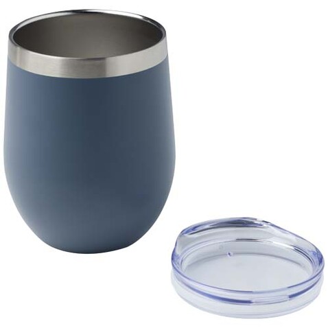 Corzo 350 ml RCS-zertifizierter Kupfer-Vakuum Isolierbecher aus recyceltem Edelstahl, Hale Blue bedrucken, Art.-Nr. 10079950