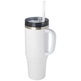 Melbourne 1200 ml RCS-zertifizierter Isolierbecher mit Strohhalm, weiss bedrucken, Art.-Nr. 10080101 Melbourne 1200 ml RCS-zertifizierter Isolierbecher mit Strohhalm, weiss bedrucken, Art.-Nr. 10080101