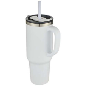 Sydney 1200 ml doppelwandiger RCS-zertifizierter Kupfer-Vakuum Isolierbecher mit Strohhalm, weiss bedrucken, Art.-Nr. 10080201 Sydney 1200 ml doppelwandiger RCS-zertifizierter Kupfer-Vakuum Isolierbecher mit Strohhalm, weiss bedrucken, Art.-Nr. 10080201