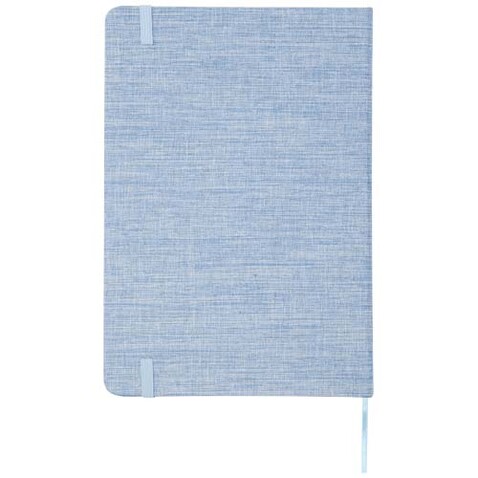 Ramona A5 Baumwoll Notizbuch, hellblau bedrucken, Art.-Nr. 10790050