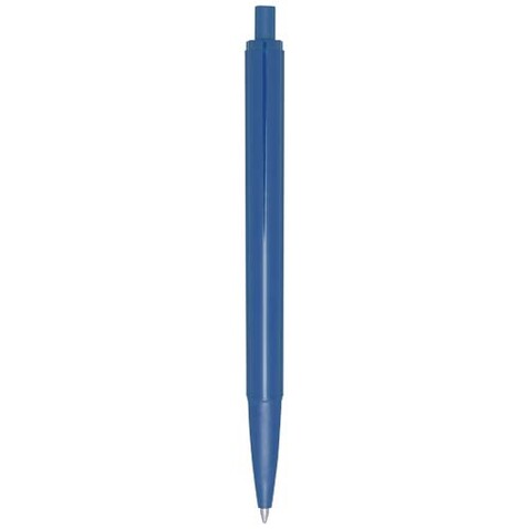 Elsa Kugelschreiber aus recyceltem Kunststoff (blaue Mine), blau bedrucken, Art.-Nr. 10791083
