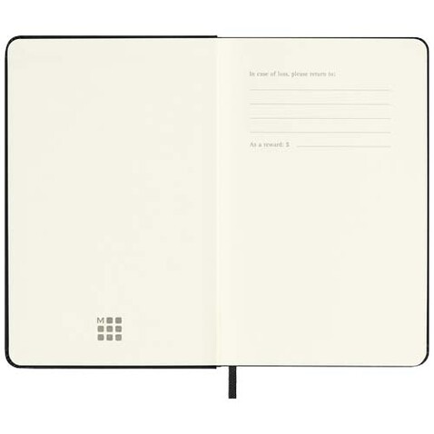 Moleskine Hardcover 12 Monate Tageskalender , Pocket-Format, schwarz bedrucken, Art.-Nr. 10794690