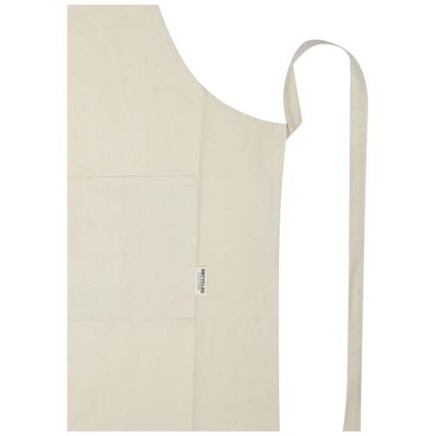 Nia 200 g/m² Schürze aus recycelter Baumwolle, heather grün bedrucken, Art.-Nr. 11332562